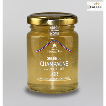 Gelée de Champagne aux Paillettes d'Or