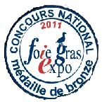 medaille bronzefoie gras expo lafitte foie gras